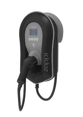 myenergi Zappi Eco-Smart EV Charge Point 7kW 1 Phase Type 2 Tethered - Black